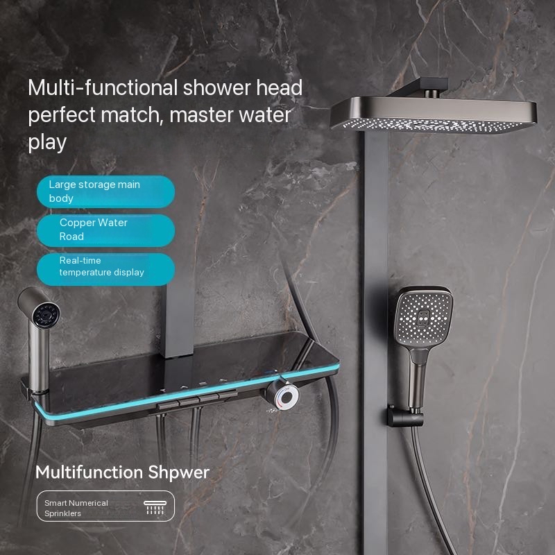 Home Office Bathroom - Set Shower Kamar Mandi dengan Lampu