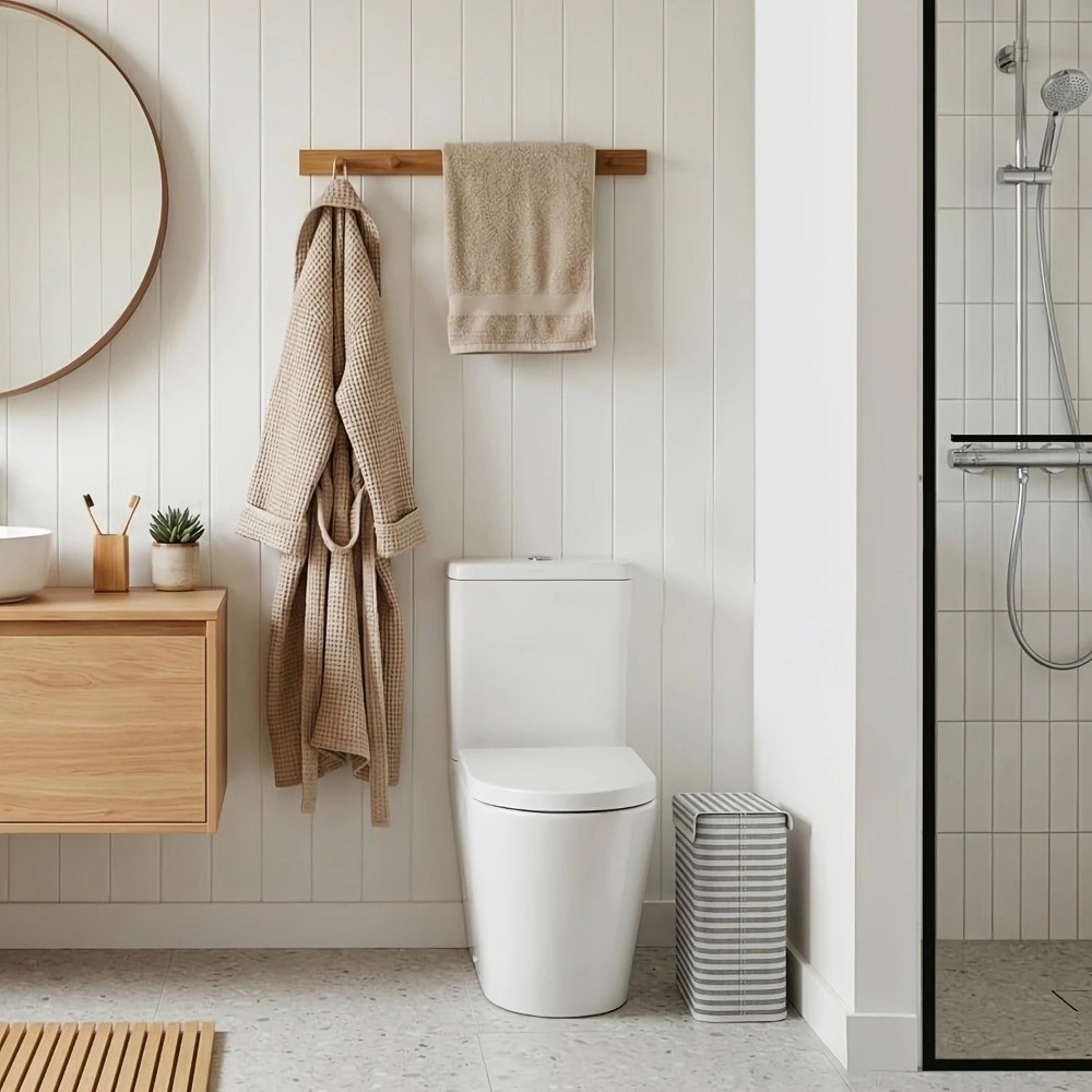 Toilet Paper Holder - Tempat Tisu Toilet Lipat dengan Tutup,