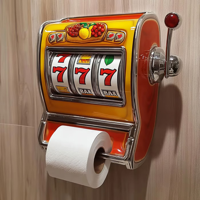 Toilet Paper Holder - Tempat Tisu Toilet Mesin Slot -