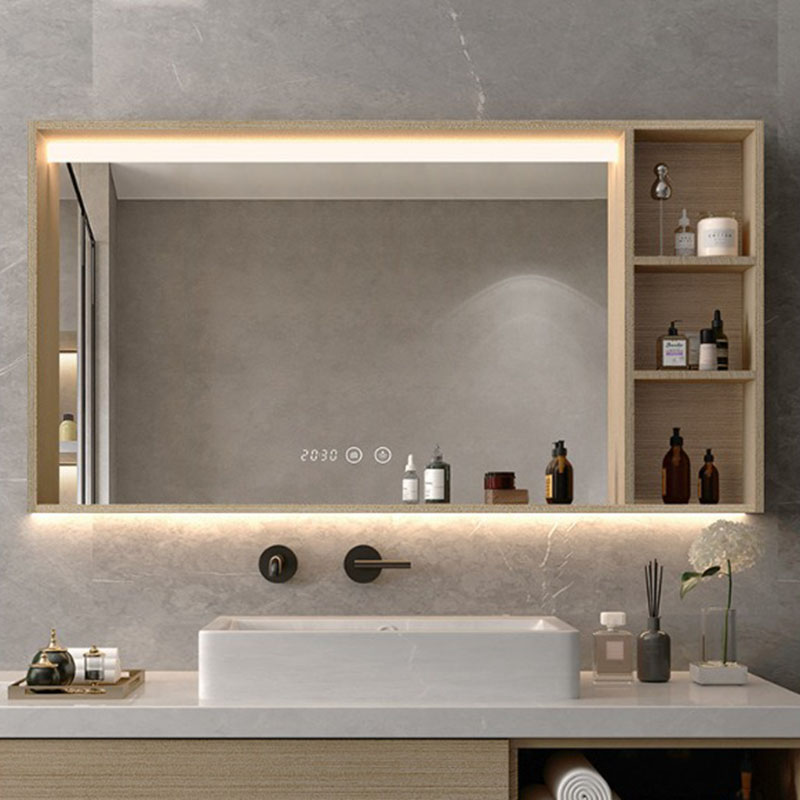 Home Bathroom Vanity - Kabinet Kamar Mandi Aksen Nordik Rak