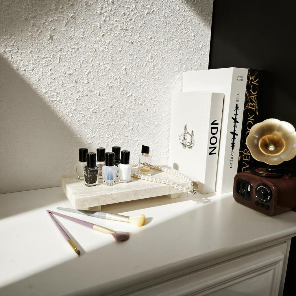 Home Bathroom Vanity - Alas Batu Marmer Alami Serbaguna untuk
