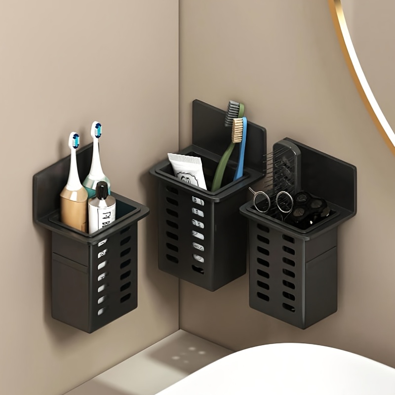 Home Essentials Bathroom Organizer - 1/2 set rak sikat gigi plastik