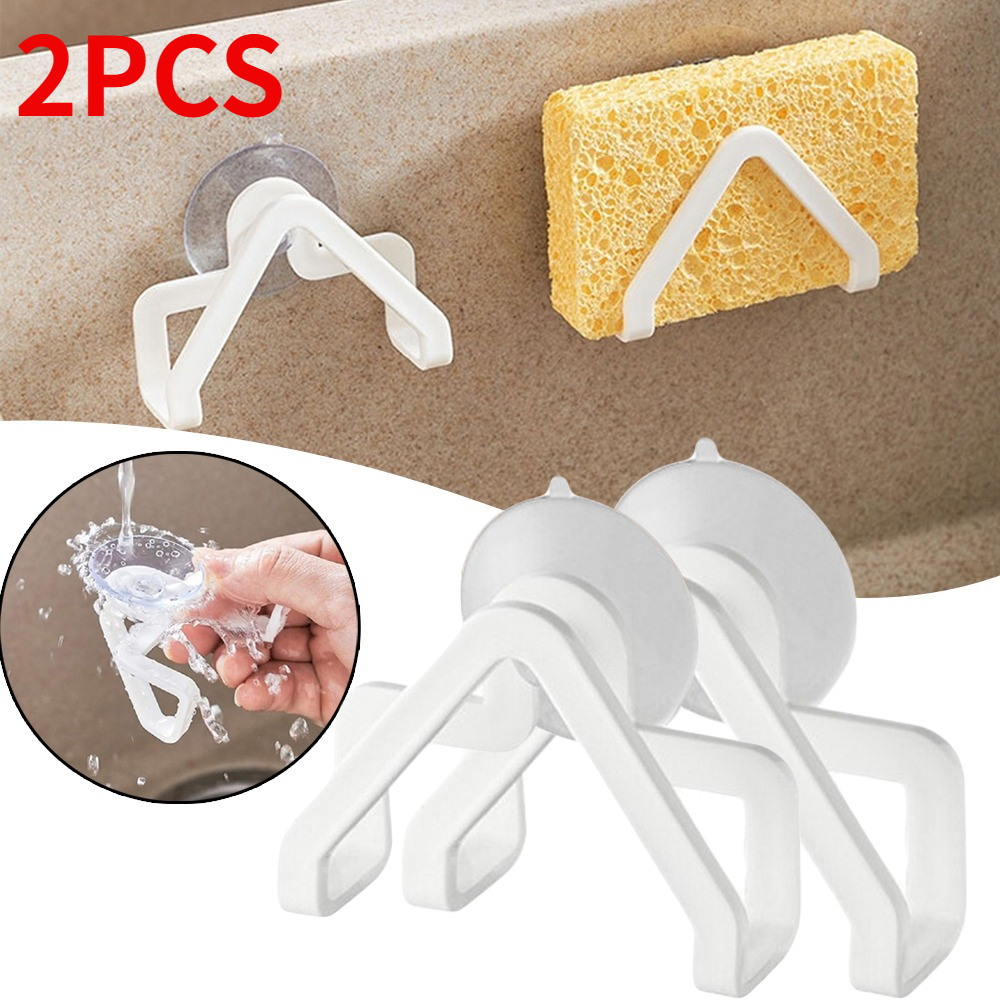 Home Bathroom Gadgets - Rak spons wastafel 2 buah/set, rak