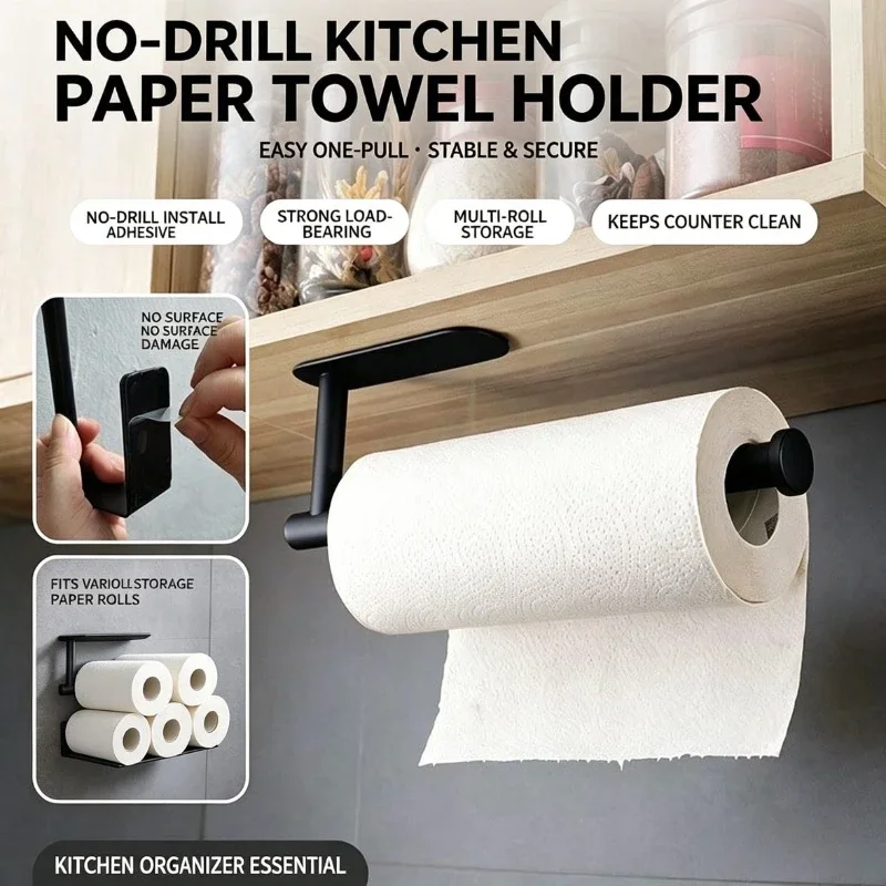 Toilet Paper Holder - Rak Gantung Penyimpanan Tisu Kamar Mandi,