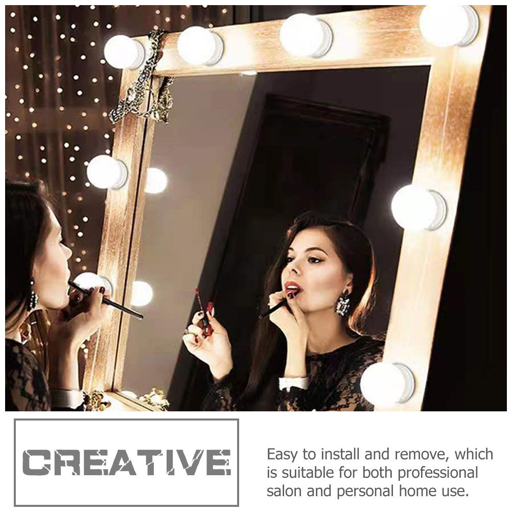 Home Bathroom Vanity - 1 Set Lampu Cermin Rias LED,