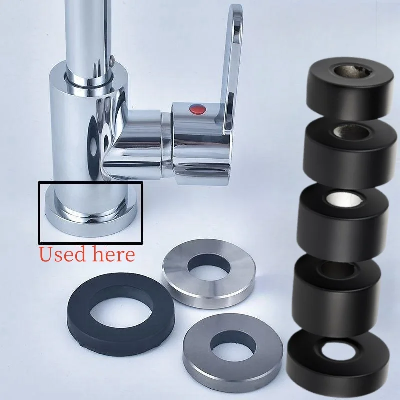 Home Bathroom Gadgets - 1 buah keran Pancuran hitam penutup