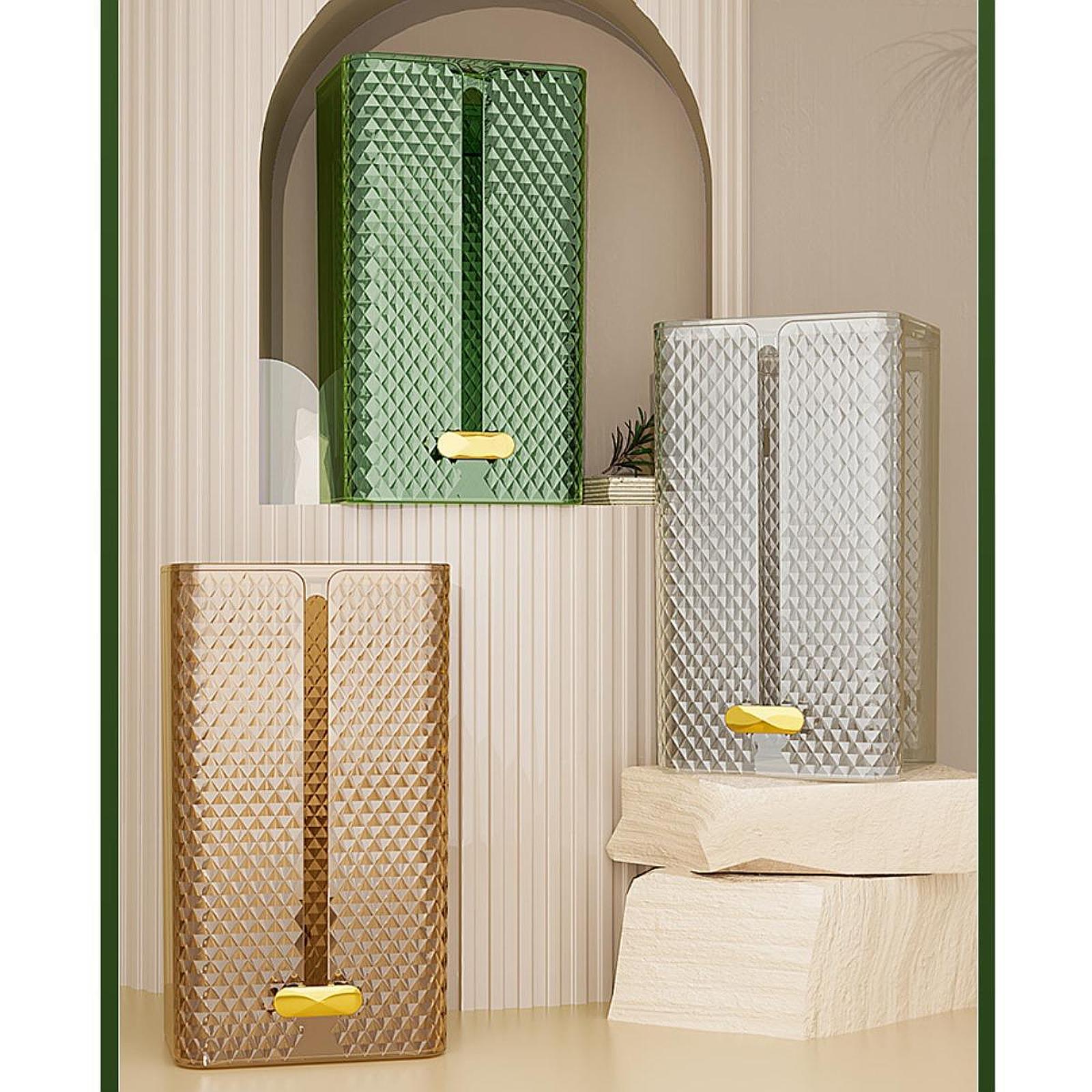 Home Bathroom Towel Dispenser - Kotak Tisu Akrilik Mewah, Dispenser Tisu