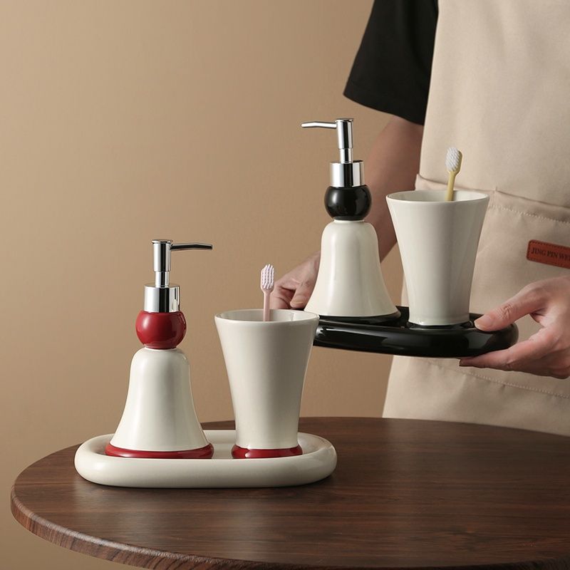 Home Bathroom Ware - Botol Lotion Keramik Kamar Mandi, Botol