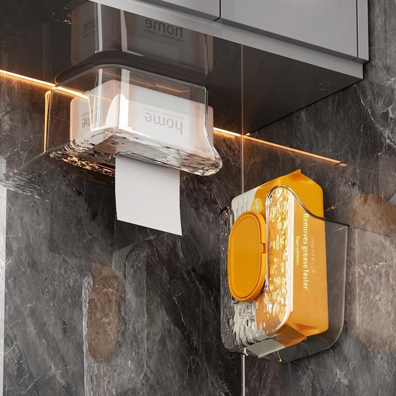 Home Bathroom Towel Dispenser - Dispenser Tisu Basah Terpasang Di Dinding