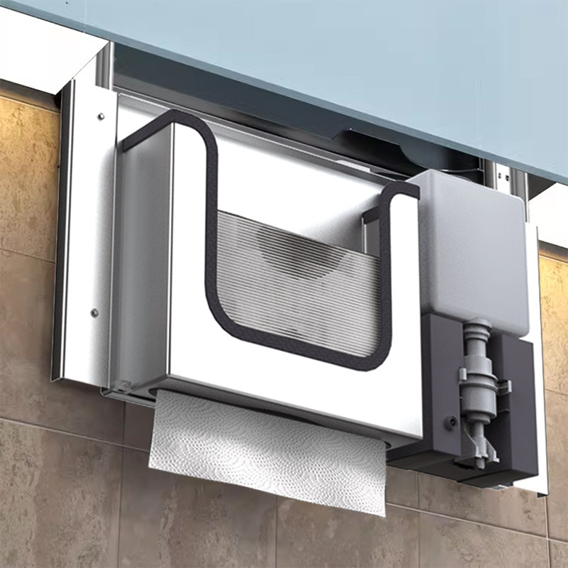 Home Bathroom Towel Dispenser - Dispenser Tisu Tersembunyi dari Baja Anti