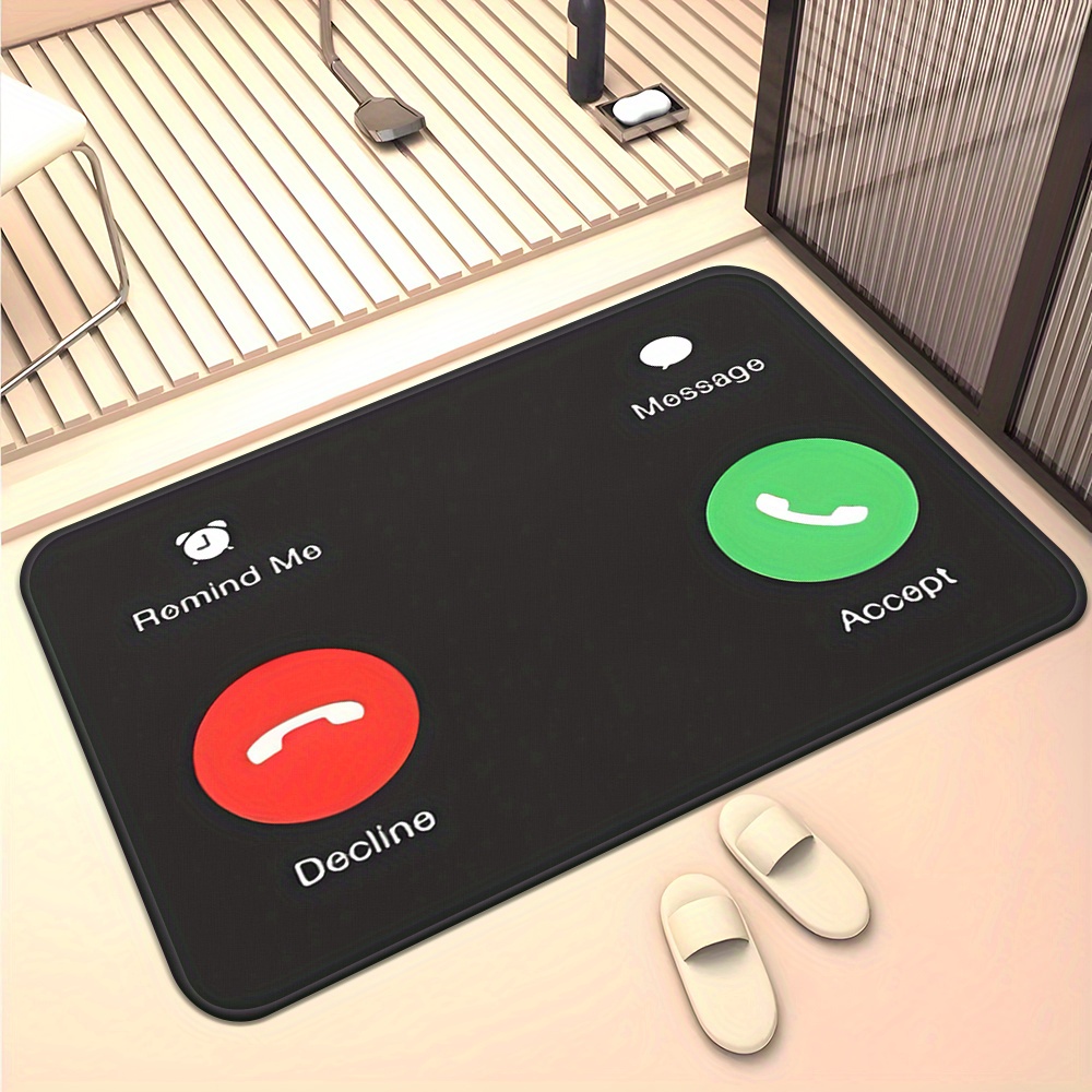 1 Buah Keset Pola Pengingat Pa - Home Bathroom Called ulasan dan harga