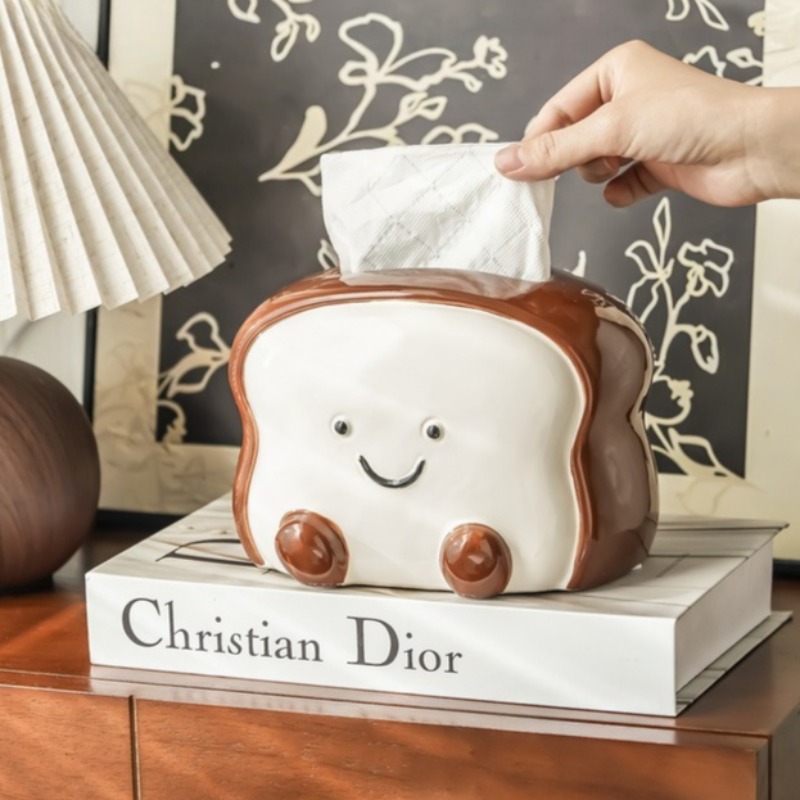 Kotak Tisu Keramik Bentuk Roti - Home Decor Bathroom Ideas ulasan dan harga
