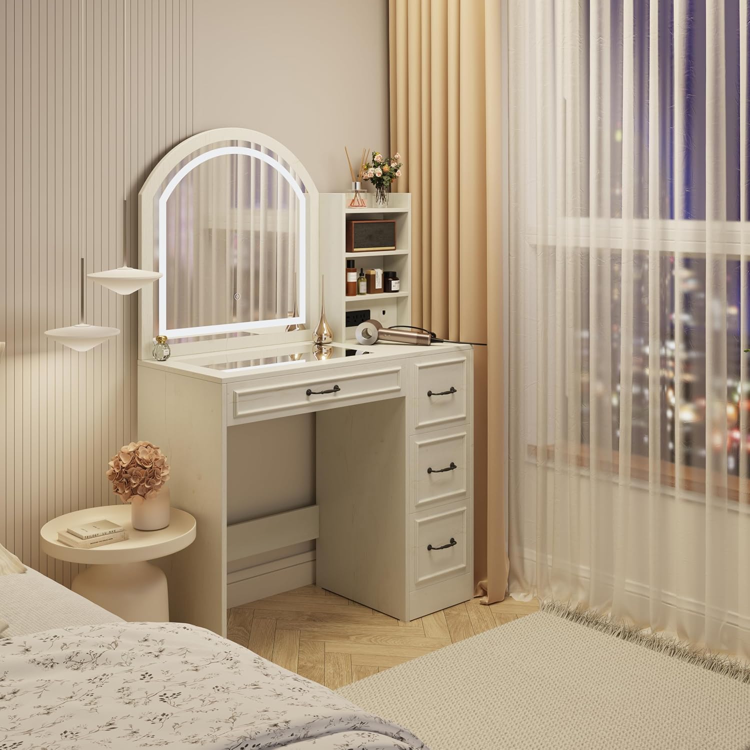 Meja Rias Modern dengan Cermin - Home Outlet Bathroom Mirrors ulasan dan harga
