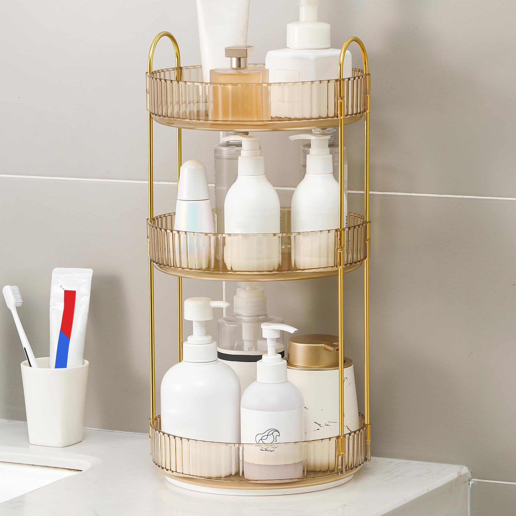 Organizer Makeup Putar 360 Der - Home Essentials Bathroom Organizer ulasan dan harga
