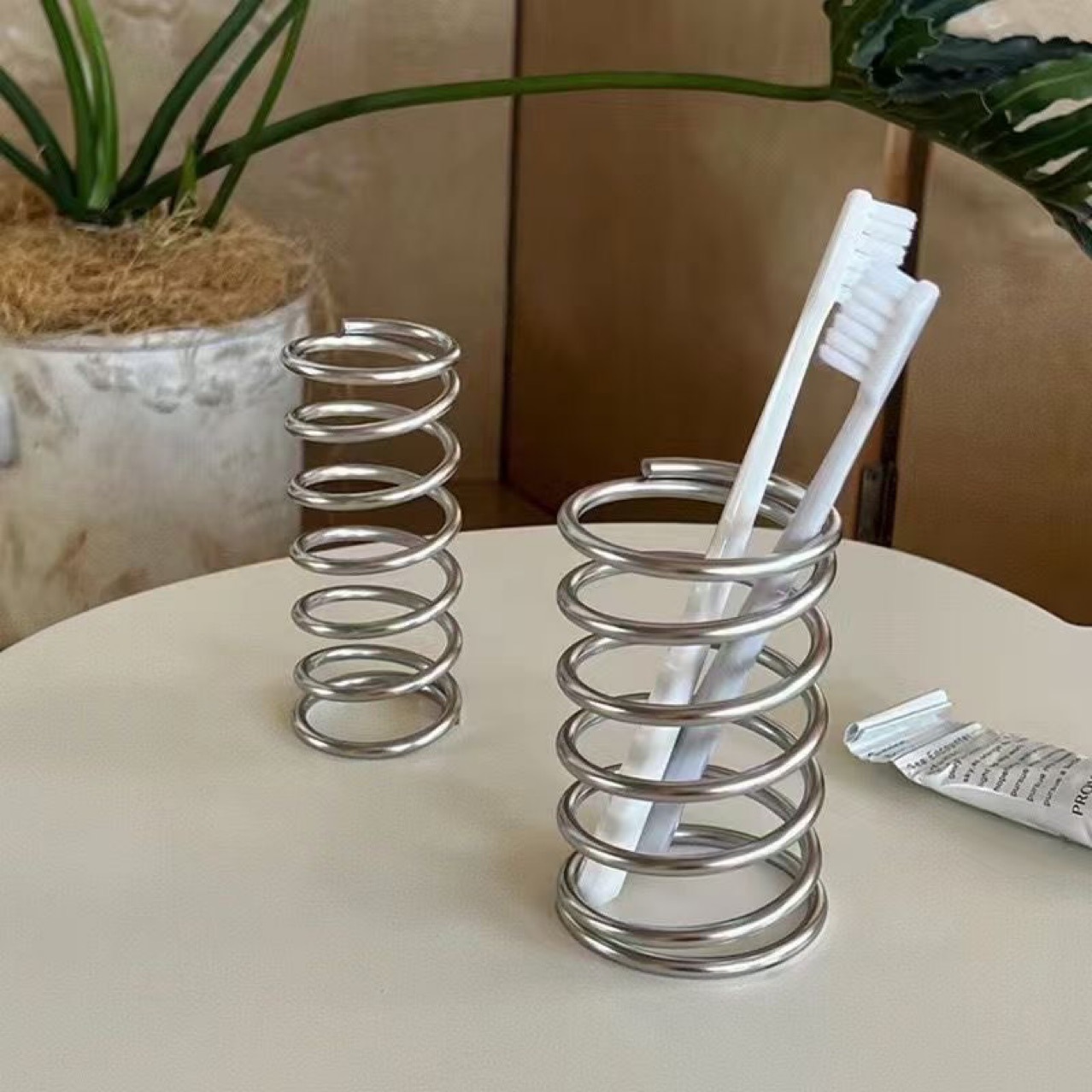 Tempat Sikat Gigi Stainless St - Home Bathroom Gadgets ulasan dan harga