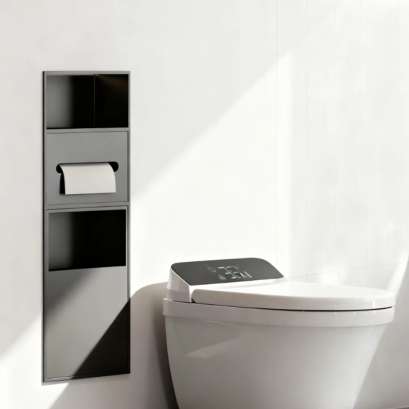 Rak serbaguna stainless steel  - Home Bathroom Towel Dispenser ulasan dan harga