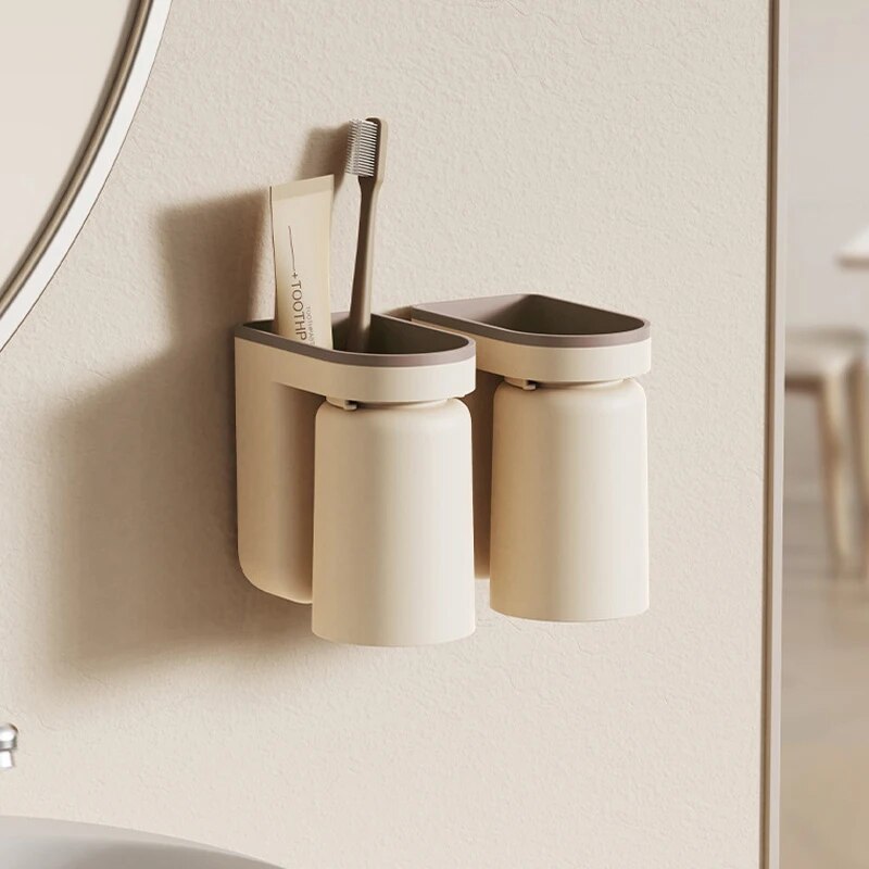 Rak penyimpan sikat gigi mewah - Home Goods Bathroom Storage ulasan dan harga