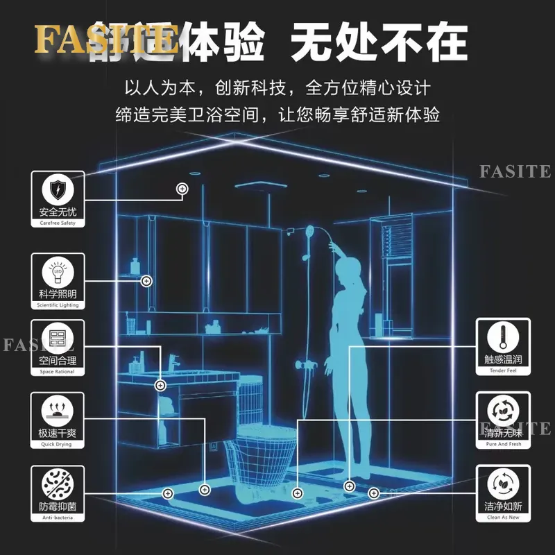 Ruang Mandi Terpadu dengan Toi - Home Bathroom Ware ulasan dan harga