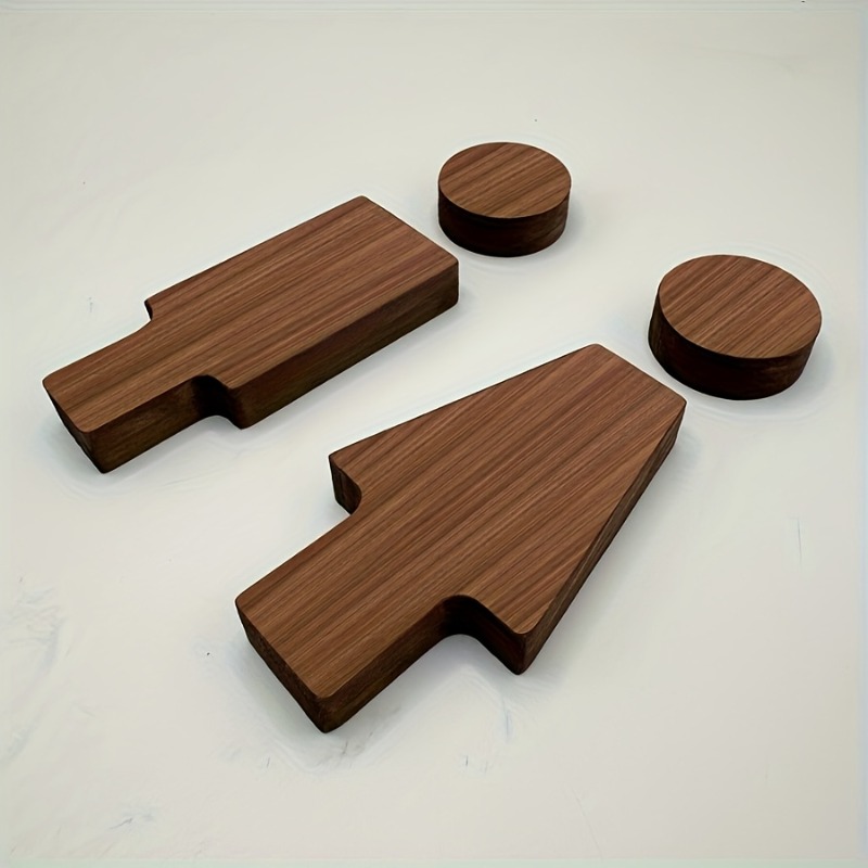 2 Buah Tanda Kamar Mandi Kayu  - Home Office Bathroom ulasan dan harga
