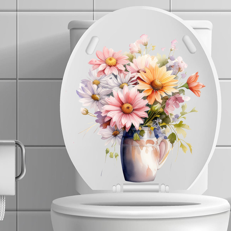 C51 # stiker dinding minimalis - Home Bathroom Tiles ulasan dan harga