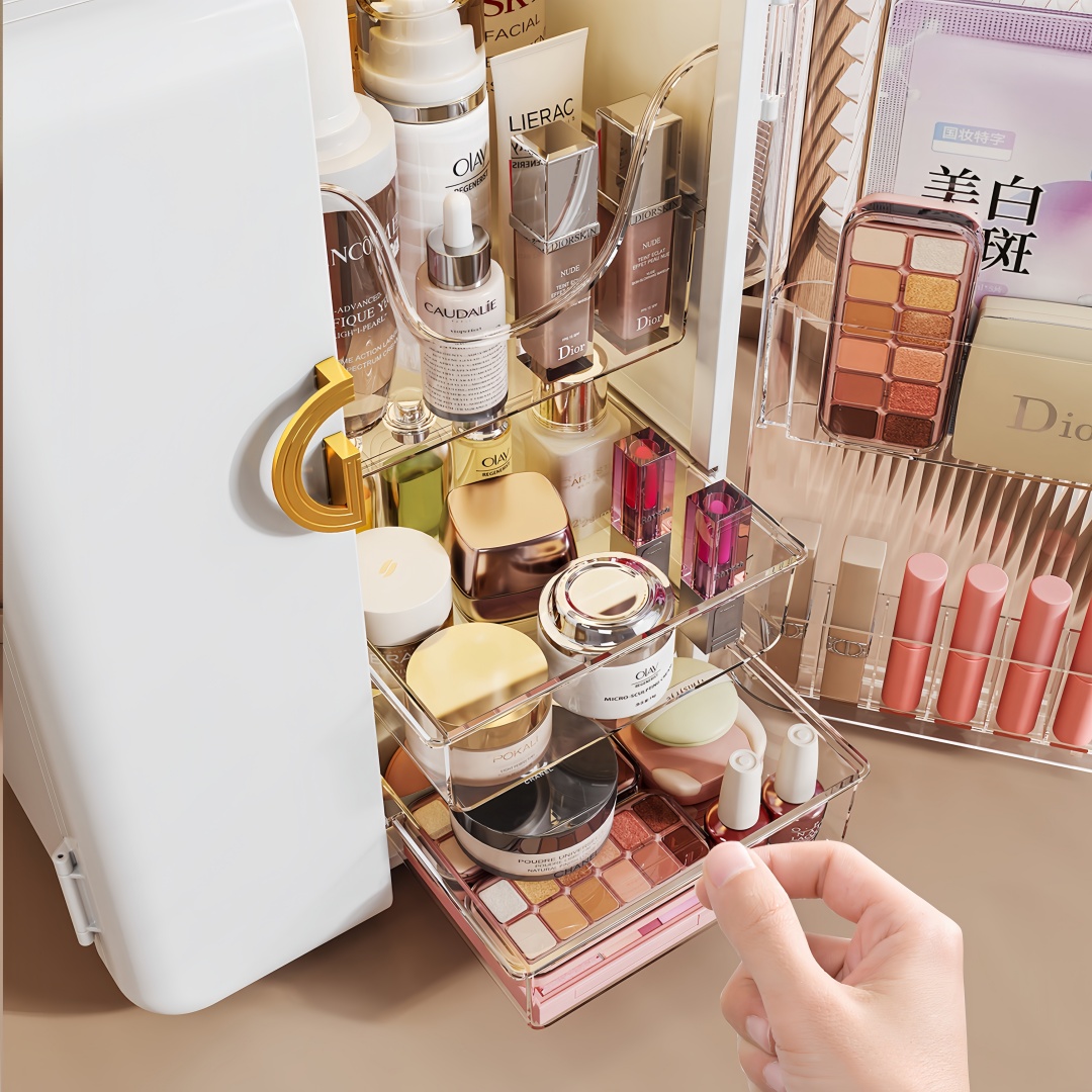 Kotak Penyimpanan Makeup Akril - Home Bathroom Vanity ulasan dan harga