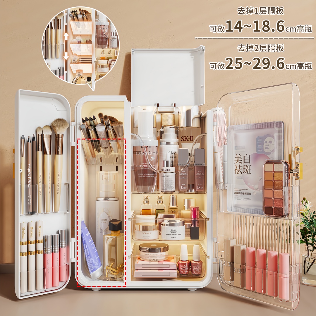 Kotak Penyimpanan Makeup Akril - Home Bathroom Vanity ulasan dan harga