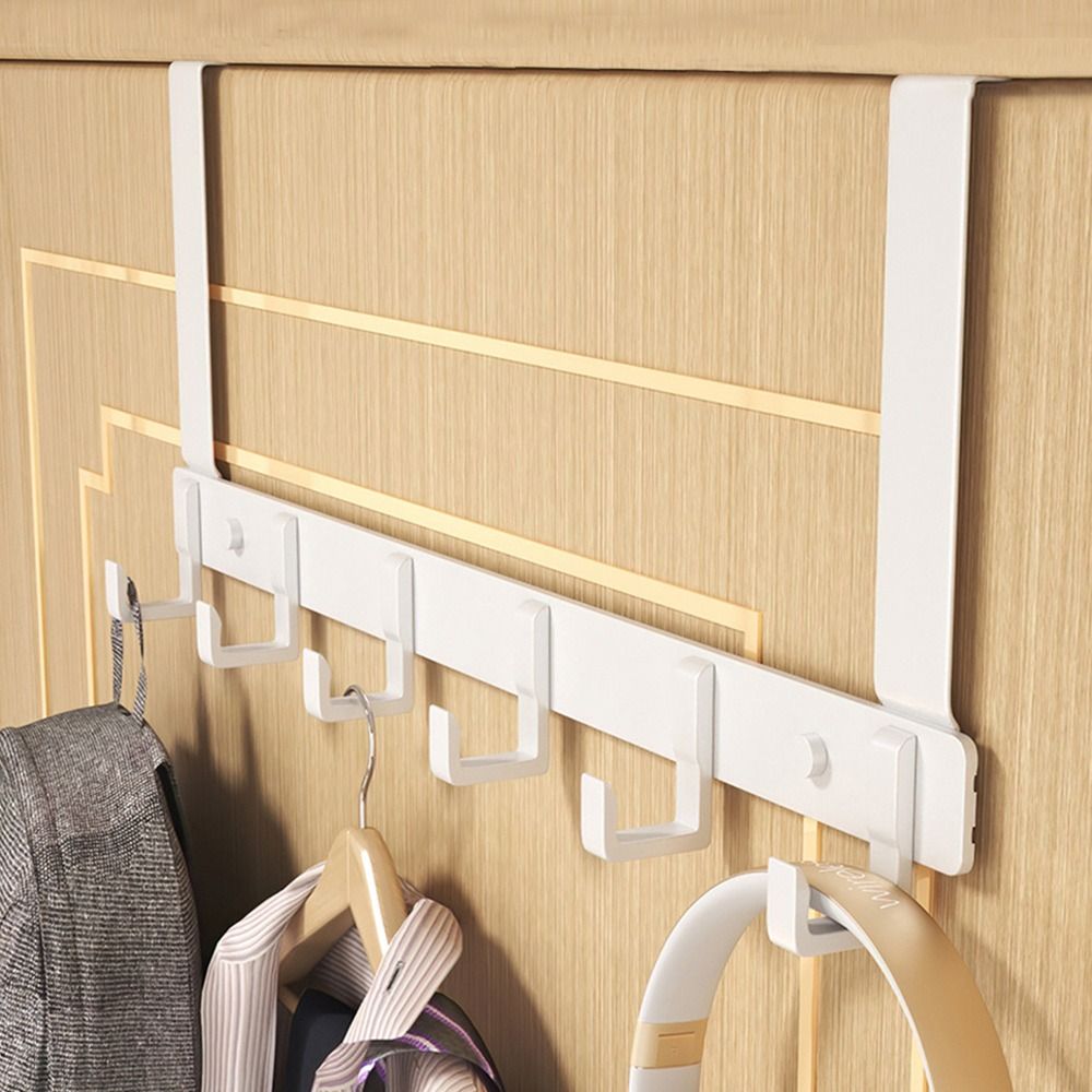 Gantungan di atas pintu 6 kait - Home Bathroom Gadgets ulasan dan harga