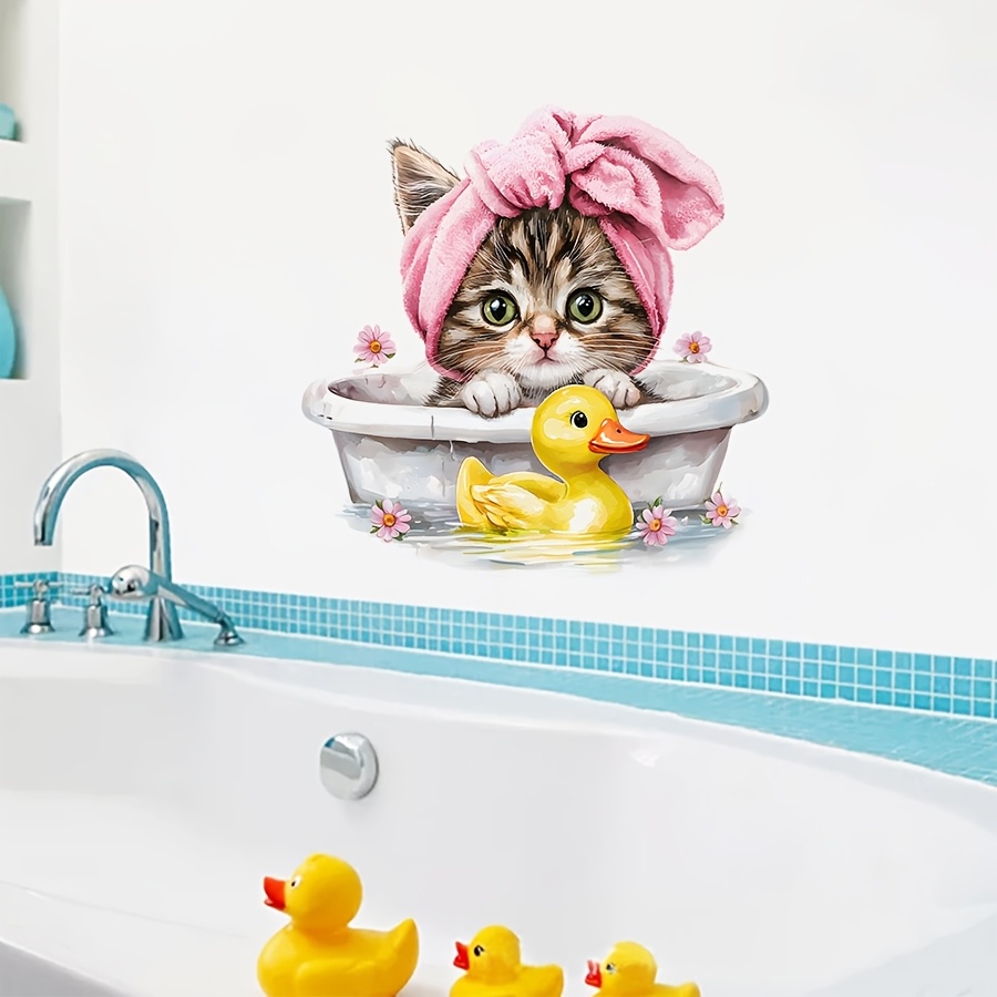Stiker dinding kamar mandi kuc - Home Bathroom Tiles ulasan dan harga