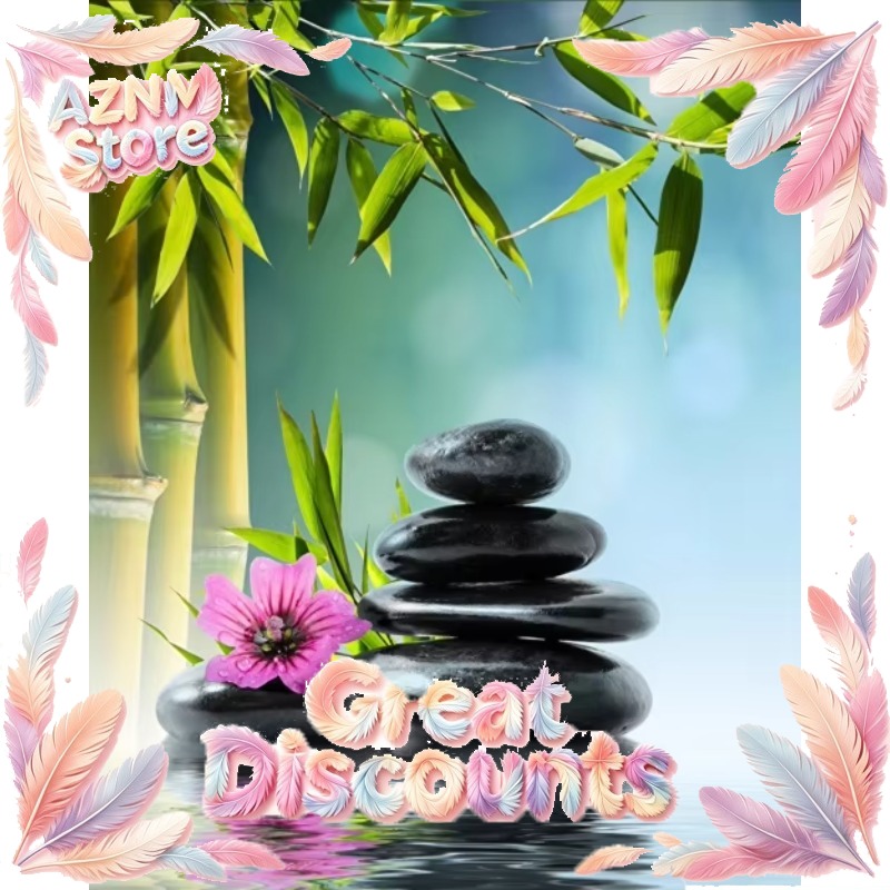 Lukisan Kanvas Batu Zen Bambu  - Home Bathroom Scene ulasan dan harga
