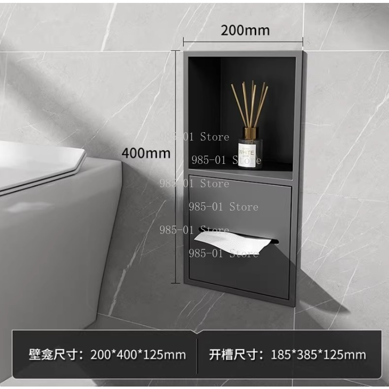 Kabinet Penyimpanan Kamar Mand - Toilet Paper Holder ulasan dan harga