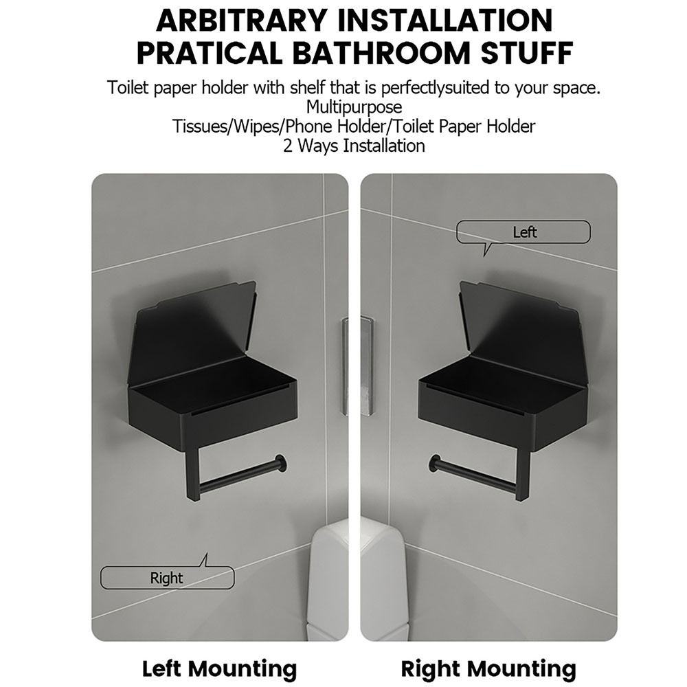 Tempat Tisu Toilet Baja Tahan  - Toilet Paper Holder ulasan dan harga