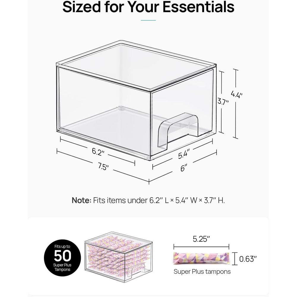Laci Penyimpanan Kecil Transpa - Home Goods Bathroom Storage ulasan dan harga