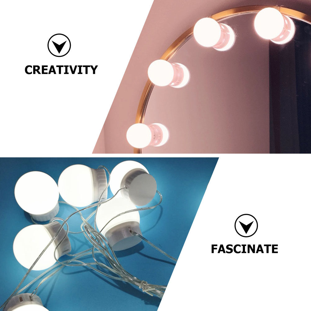 1 Set Lampu Cermin Rias LED, L - Home Bathroom Vanity ulasan dan harga