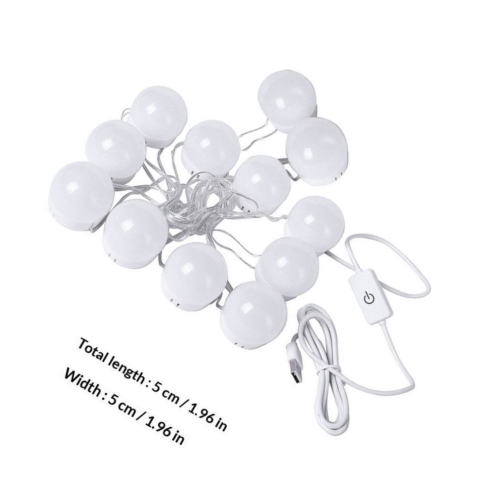 1 Set Lampu Cermin Rias LED, L - Home Bathroom Vanity ulasan dan harga