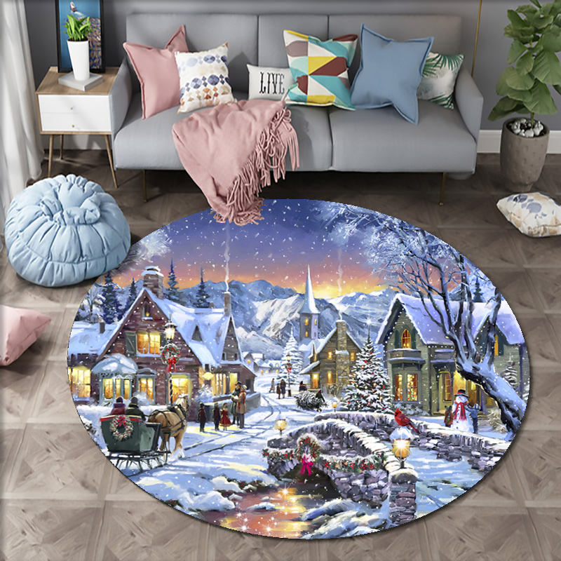 Karpet Pemandangan Salju Kayu  - Home Bathroom Scene ulasan dan harga