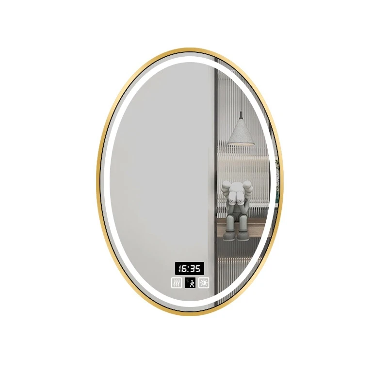 Cermin Kamar Mandi LED Oval 20 - Home Bathroom Vanity ulasan dan harga