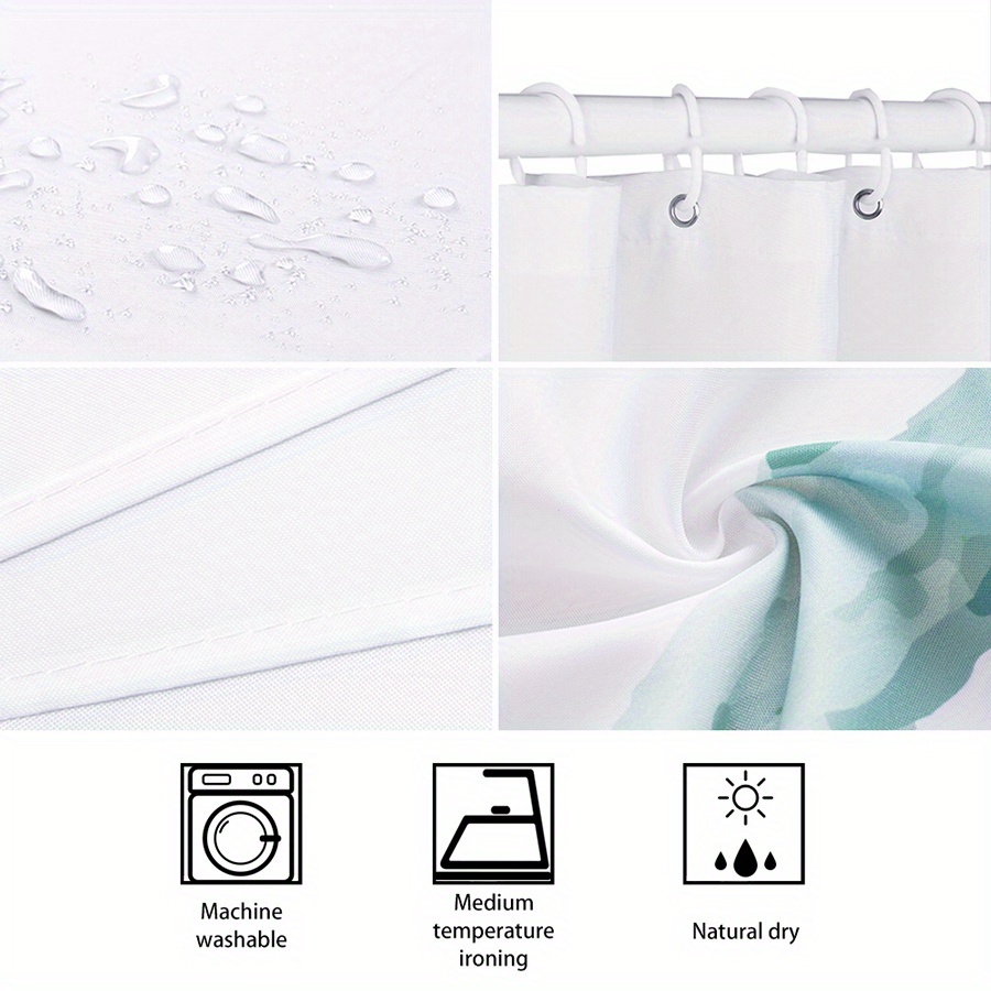 Tirai Mandi Abstrak Geometris  - Home Decor Bathroom Ideas ulasan dan harga