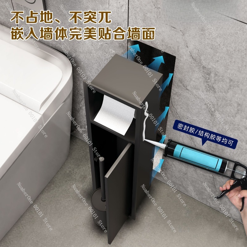 Tempat Sikat Toilet Tersembuny - Toilet Paper Holder ulasan dan harga