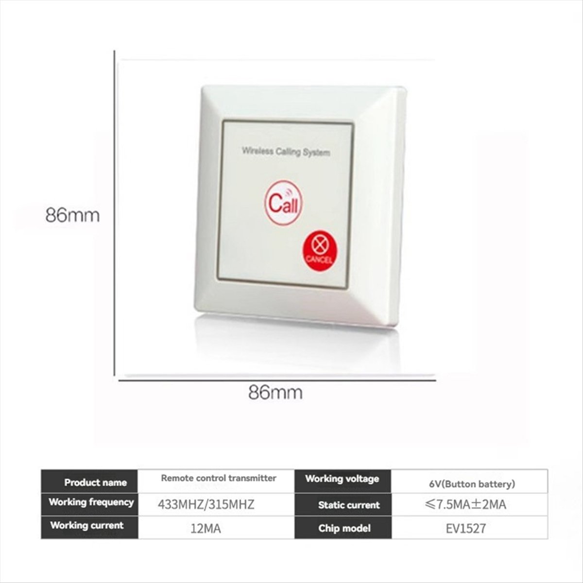 A40I Alarm Pager Perawat Tombo - Home Bathroom Called ulasan dan harga