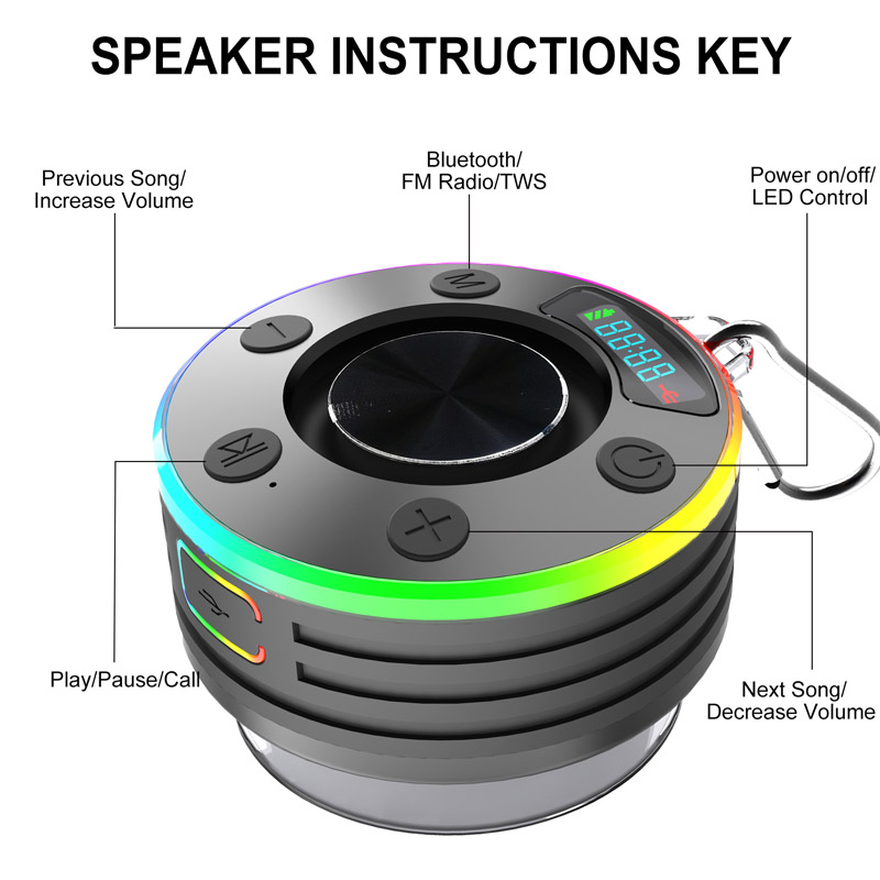 Speaker Bluetooth 5.3 Mandi Ta - Home Bathroom Called ulasan dan harga