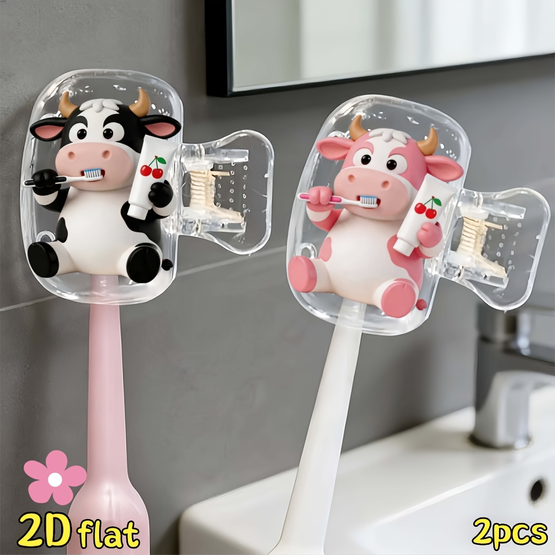2 buah Tempat Sikat Gigi Berbe - Home Essentials Bathroom Organizer ulasan dan harga