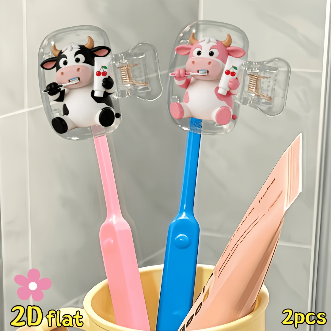 2 buah Tempat Sikat Gigi Berbe - Home Essentials Bathroom Organizer ulasan dan harga