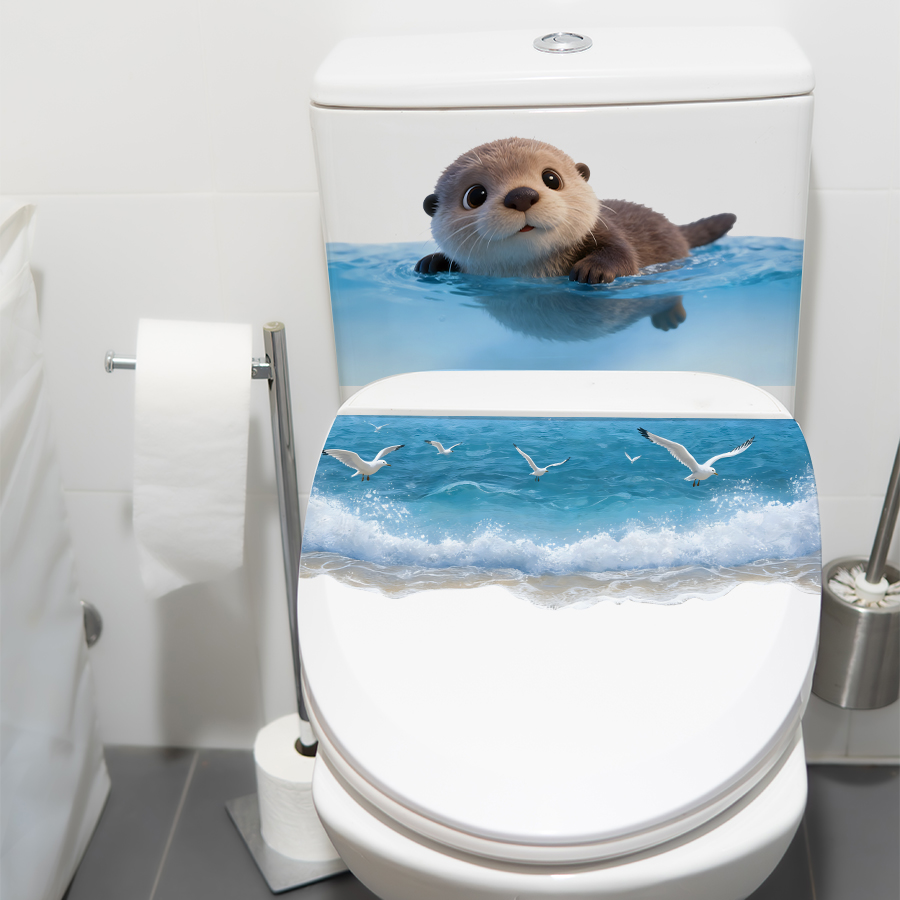 1 Buah Stiker Tangki Toilet Be - Home Bathroom Gadgets ulasan dan harga