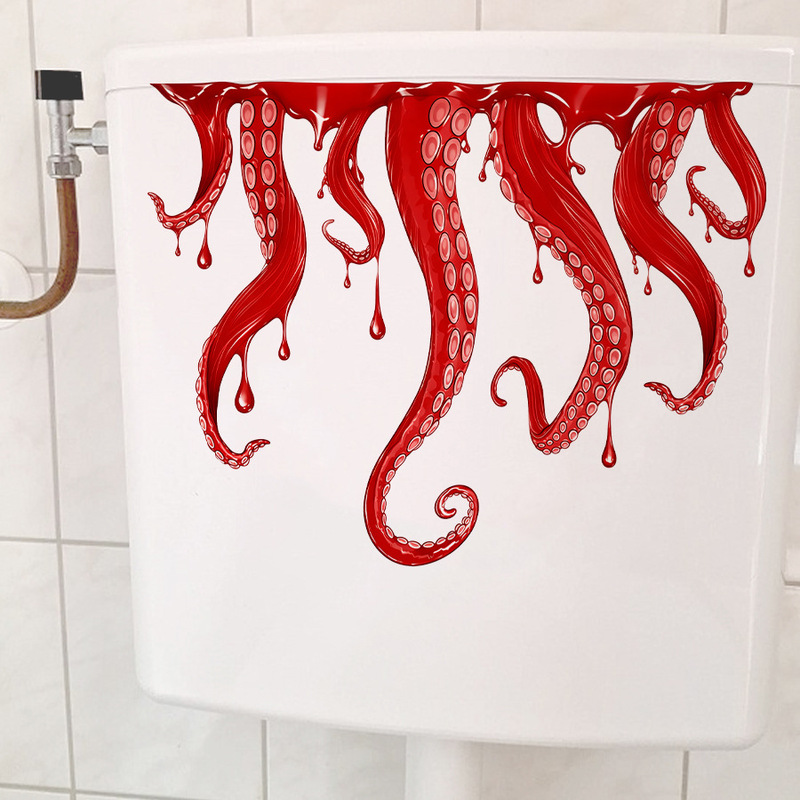Stiker Tutup Toilet Bertema Ct - Home Bathroom Scene ulasan dan harga