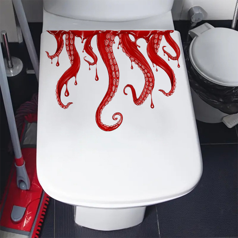 Stiker Tutup Toilet Bertema Ct - Home Bathroom Scene ulasan dan harga