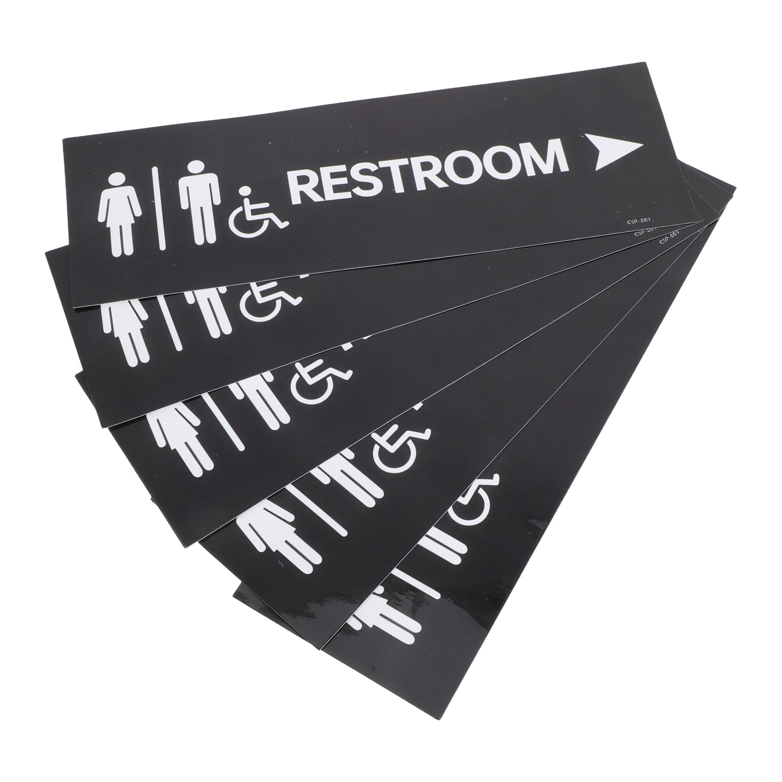 5Pcs Stiker Tanda Pintu Kamar  - Home Office Bathroom ulasan dan harga