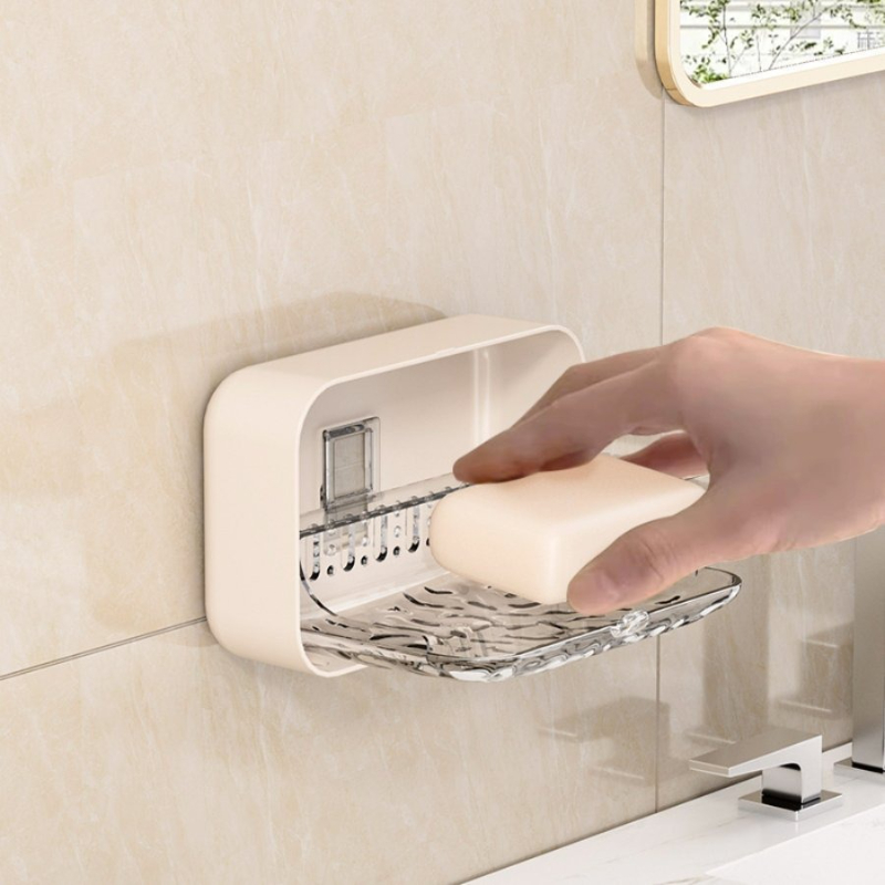 Tempat Sabun Dinding Tanpa Bor - Home Goods Bathroom Storage ulasan dan harga