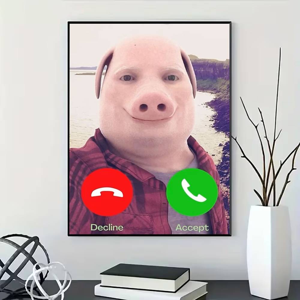 Poster John Pork untuk Dekoras - Home Bathroom Called ulasan dan harga