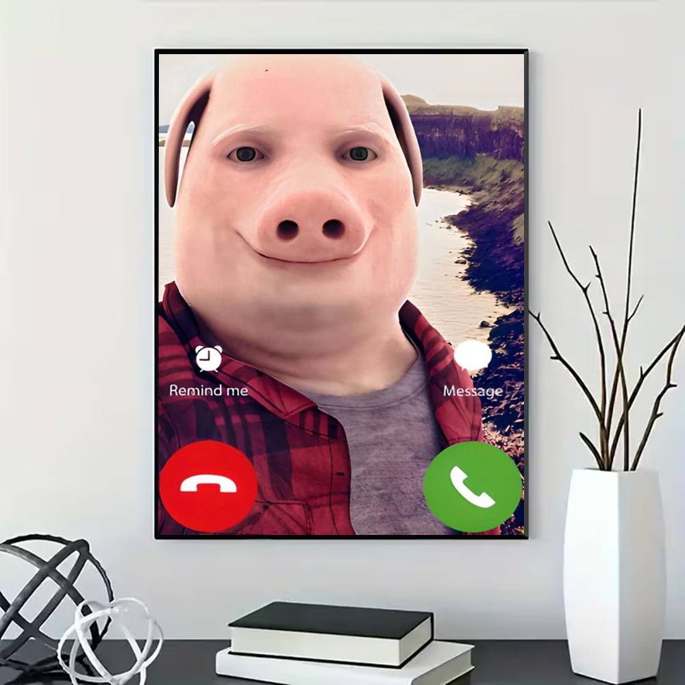 Poster John Pork untuk Dekoras - Home Bathroom Called ulasan dan harga
