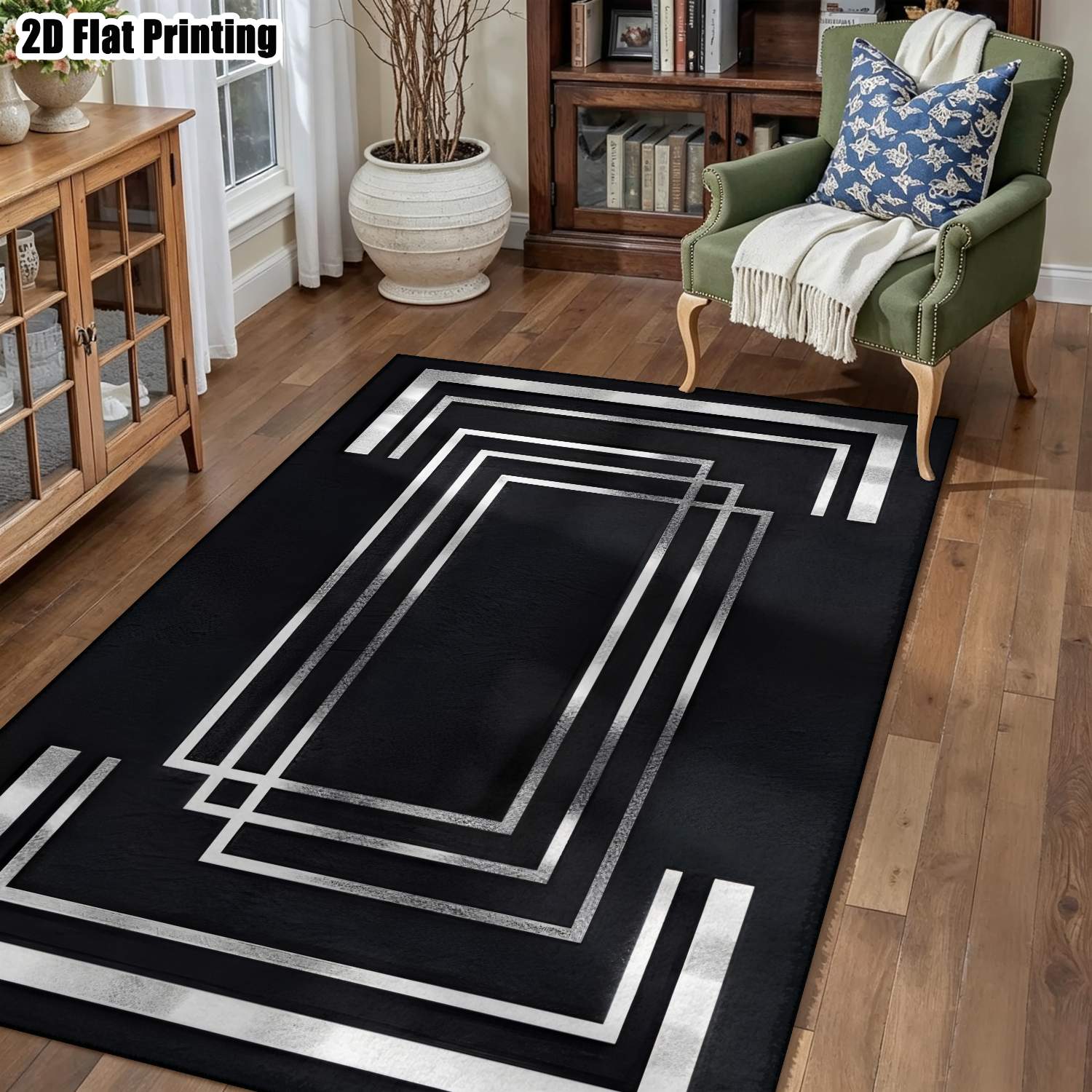 1 buah karpet bermotif geometr - Home Bathroom Scene ulasan dan harga